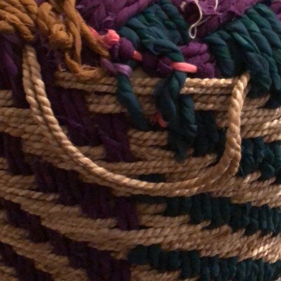 Two Imported Poufs - Picture 4 of 4